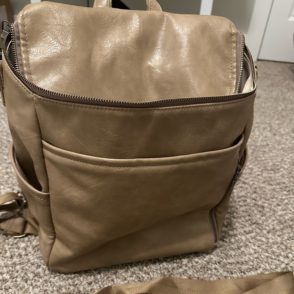 Stylish Tan Baby Bag
